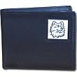 Connecticut Huskies - UConn Leather Bifold Wallet - NCAA College Athletics Fan Shop Sports Team Merchandise