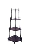 Cherry 4-Tier Corner Stand