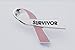 Cancer Awareness Survivor Ribbon Pin - Breast Cancer (Pink)