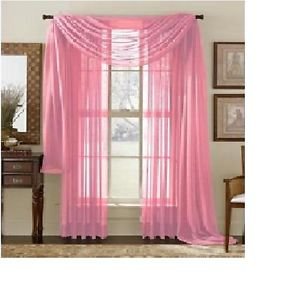 Beautiful Elegant Voile Sheer Valance Scarf 37