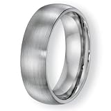 Chisel Cobalt Chromium Satin 7mm Band