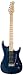 Godin Freeway Classic Leaftop Electric Guitar, Trans Blue Flame - Maple Fingerboard