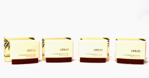 YSL OPIUM BODY LOTION 6.4oz 200ml (1.6oz x 4) FOR WOMEN