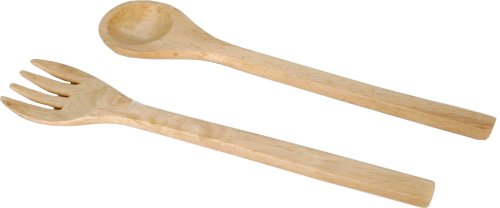 Tavolina Couverts A Salade Bois 2 Pieces Modele Borneo