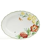 Mikasa Garden Toscana Scaloped Oval Platter, 15 1/2