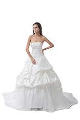 Strapless Beaded Organza/Taffeta  Dress