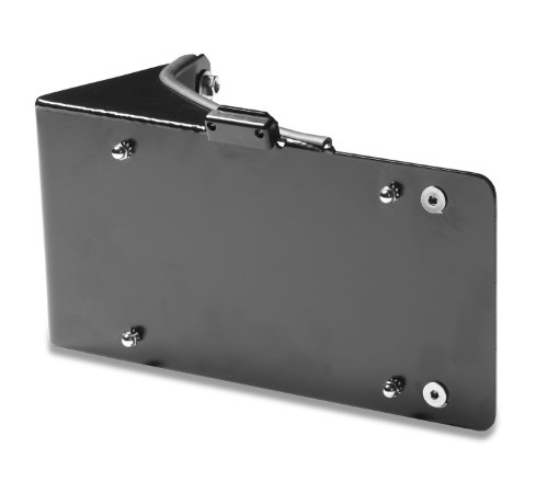 Warrior Products 1563 Side Mount License Plate Bracket with LED Light for Jeep JK 07-10 On Sale