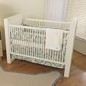 Cotton Monkey Organic Uncomplicated Sweet Floral Crib Separates