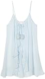 Oscar de la Renta Womens Whimsical Ruffles Chemise