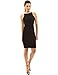 PattyBoutik Women's Crewneck Sleeveless Ribbed Dress