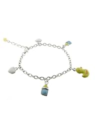 Phil Laender - Silver Children Bracelet - Sterling Silver - 5.7 Gr - 16cm