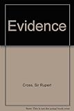 Cross and Tapper on evidence