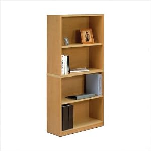 Transit 59 H Modular Bookcase in Maple and Honey