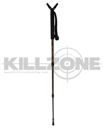 KillZone Hunting Premium Shooting Stick Monopod Stabilizer with Camo 5M