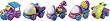 Chubby Friction-Powered Vehicles, 6 Piece Set