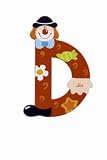 Clown letter D