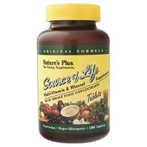 Nature's Plus - Source Of Life W/Whole Food, 180 tablets