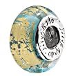 Silverado 'Aquarius' Morano Glass - Fits On Pandora Chamilia And Troll Bracelets