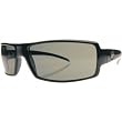 Electric EC DC Sunglasses - Electric Men's Polarized Fashion Eyewear - Gloss Black/Grey Glass