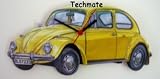 Review   / VW Beetle Yellow Wall Clock - A23B