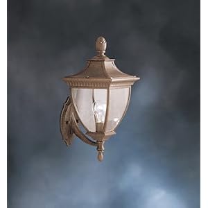 Kichler Outdoor Bracket 1 Light Incandescent - Tannery Bronze With- Gold Accent by Kichler