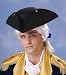Search : Revolutionary Deluxe Black Tricorn Hat Halloween Costume Accessory (DF30C)
