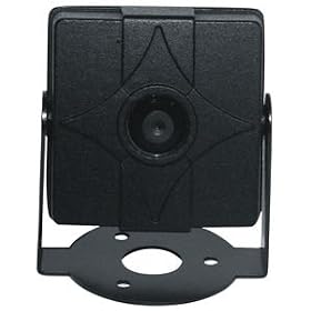 B/W Ultra Mini Pinhole - Black & White Wired