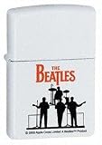 Zippo Lighter Beatles Silhouette, White Matte