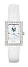 New York Yankees Ladies Allure Watch White Leather Strap