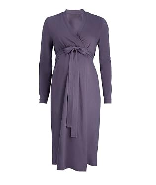 Maternity Robe - charcoal