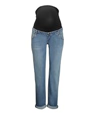 Maternity Mid Wash Over The Bump Boyfriend Jean