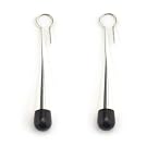 Ebony Raindrop Earrings by Karuni