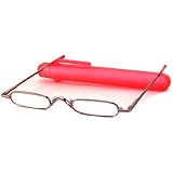 Able Vision Tube Readers Reading Glasses - Pop-Top Reader Pink