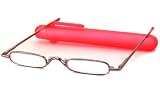 Able Vision Tube Readers Reading Glasses - Pop-Top Reader Pink