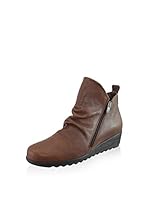 Esther Garcia Botines cuña (Cuero)