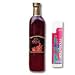 Prickly Pear Syrup - 23 oz - Giant Size - Plus 1 Prickly Pear Lip Balm - Made from Natural Prickly Pear Juice - Cactus - Southwest + Prickly Pear Lip Balm SPF 15 Moisturizing Lip Balm - 1 Tube - Wind & Sun Screen Lip Protection & Treatment - Lipbalm For Dry - Cracked - Chapped Lips