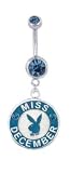 Miss December Bunny Belly Ring