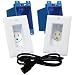 Midlite A46-W Décor Recessed Receptacle and Power Inlet Kit (White)