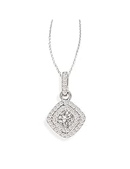 Tivolia Collection 14kt White Gold Diamond Pendant