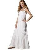 Calvin Klein Jeans Tiered Embroidered Maxi Dress