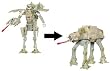 Star Wars Transformers AT-AT Driver / AT-AT