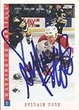 John Druce, Washington Capitals, 1991 Opee Chee Autographed Card
