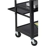 Adjustable Laptop Cart Opt. Shelf