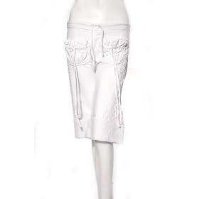 PRAYER HAUTE COUTURE Razor 101 White Shorts