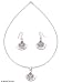 Amethyst jewelry set, 'Love Song' 16.1 L