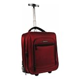 16 in. Laptop Rolling Bag w Padded Grip Handle