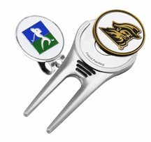 Appalachian State Mountaineers Divot Tool Hat Clip With Golf Ball Marker Of 2)