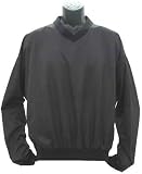 Big D Long Sleeve Pullover Windshirt ( Black )