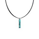 Necklace/Pendant-XP-85-GenuineHandmadeDichroicGlassPendantHungona16