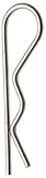 Stainless Steel 302 Hitch Pin, Shaft OD Min 1/8" / Max 3/16", 9/16" L, 1/16" Ho